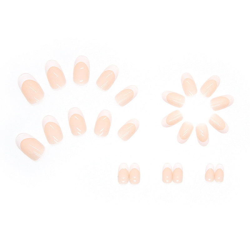 Free Shipping Pink sweet minimalist style Nails