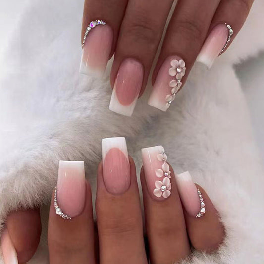 Free Shipping Romantic French style pure desire nail