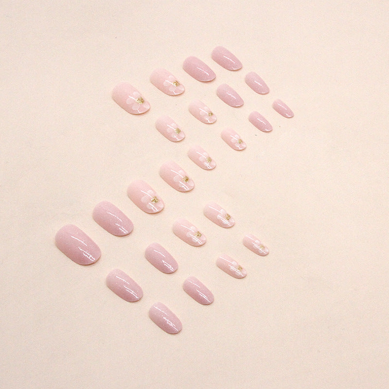 Free Shipping Oval Sweet Fantasy Pink Nails