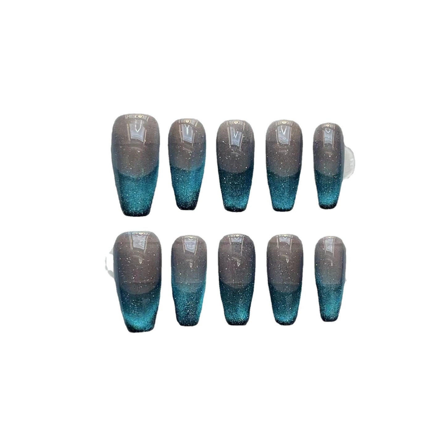 Press on affordable nails cat's eye new fingertips removable Nail art